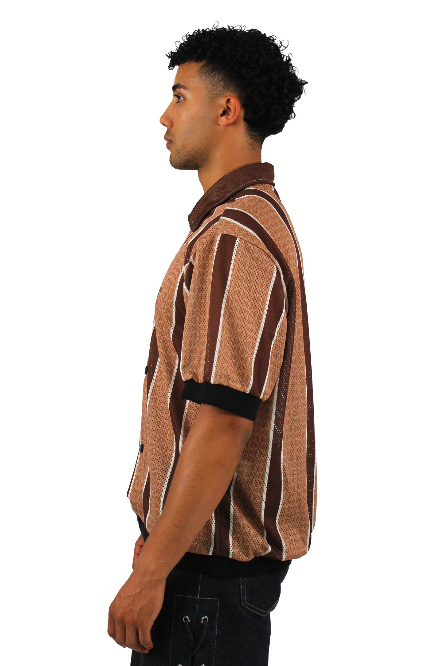 Shirt Bowling Marrone