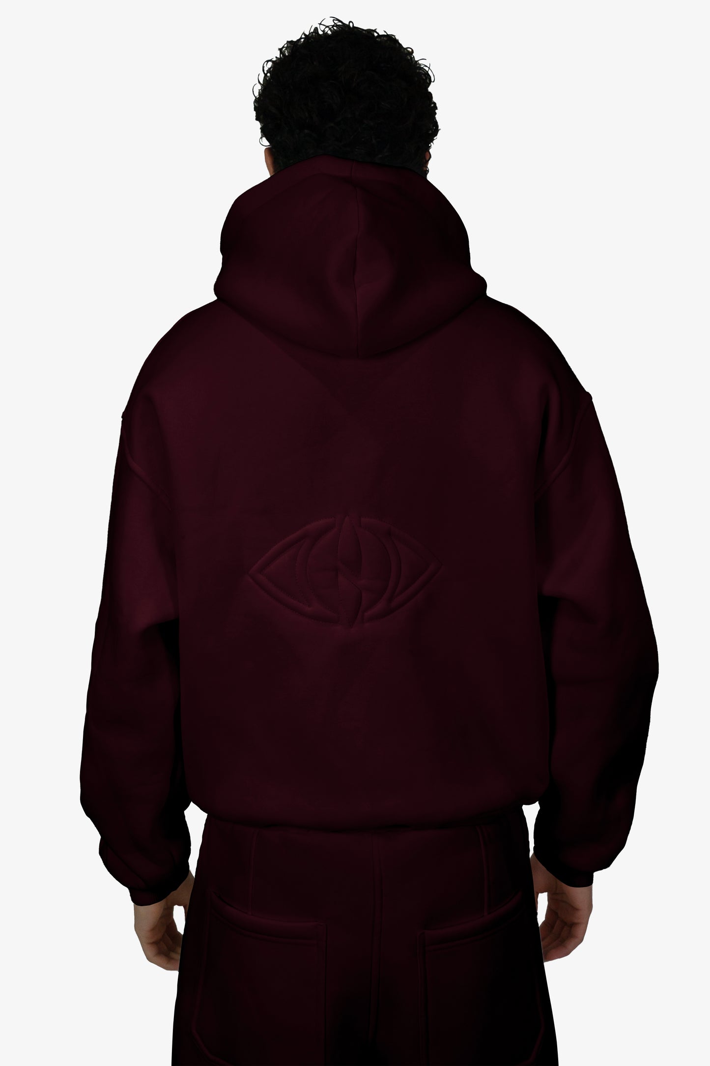 Wired Zip-Up Hoodie - Bordeaux