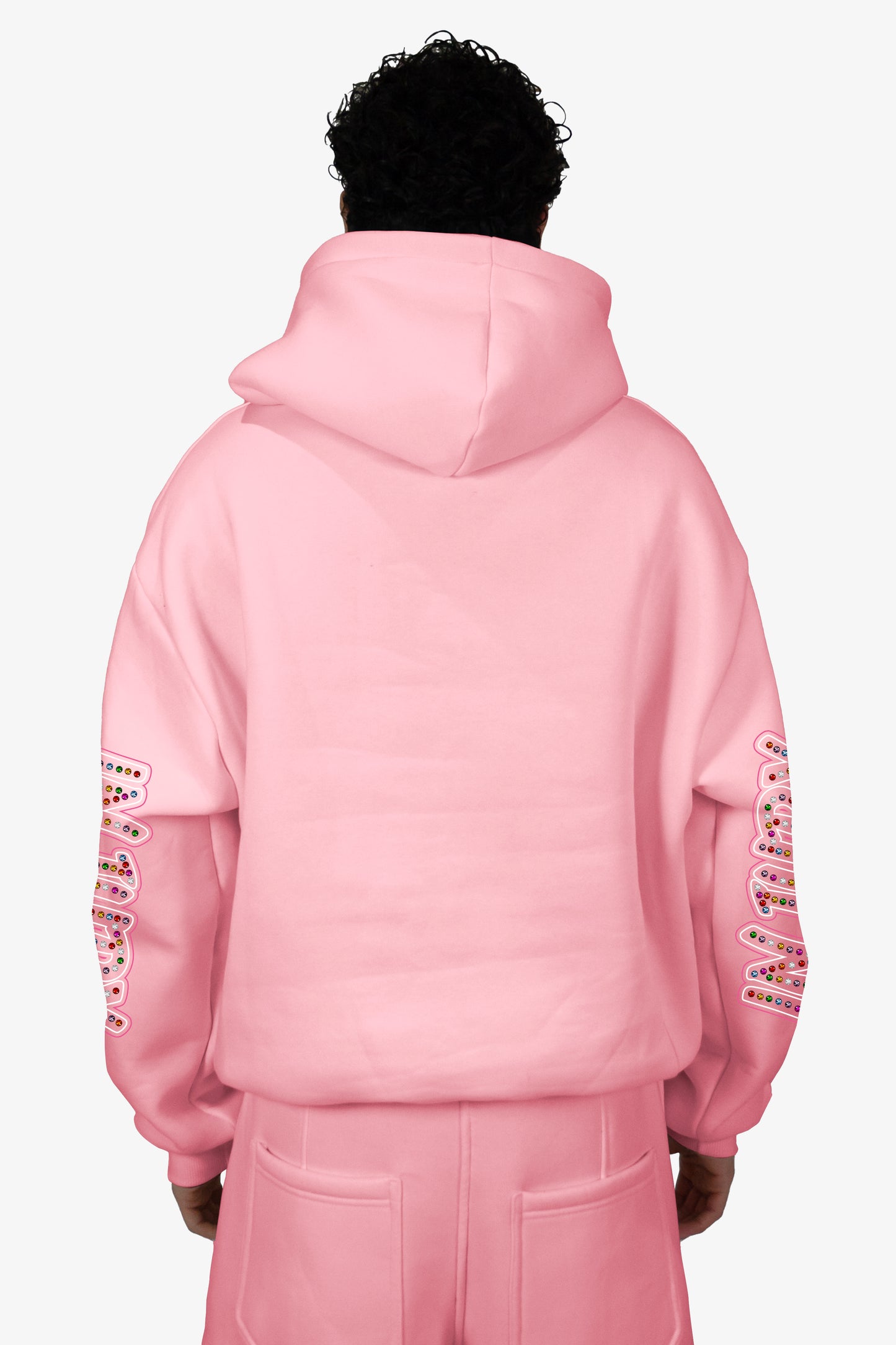 Diamond Hoodie - Baby Pink