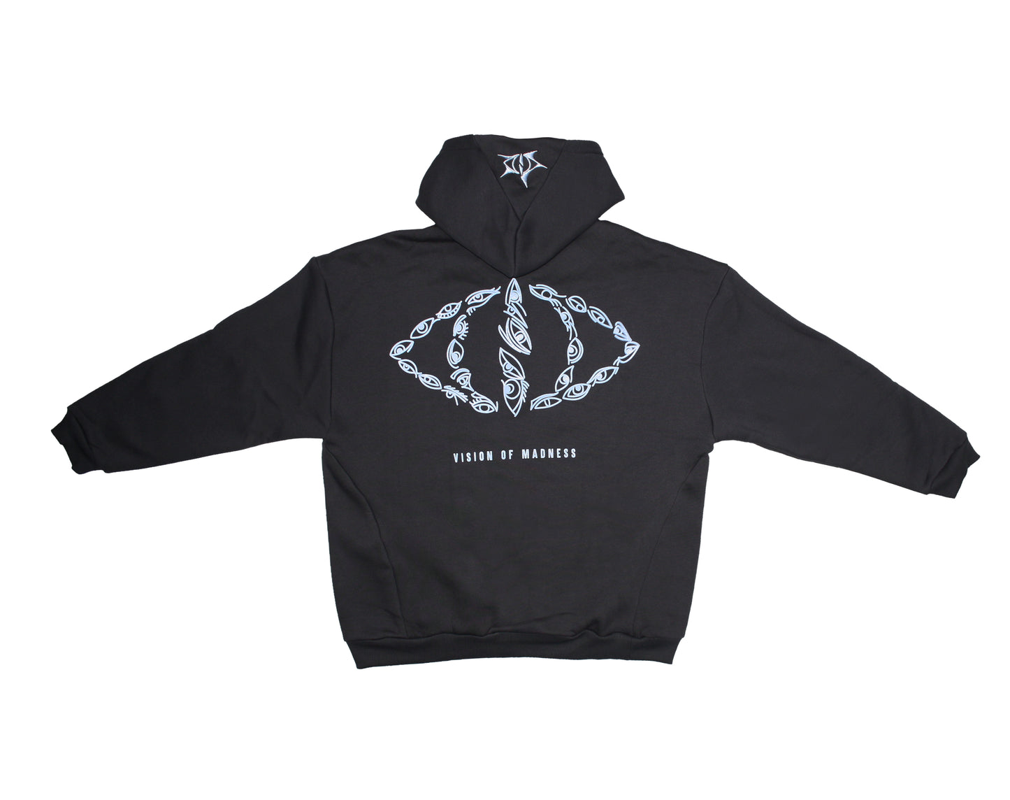 Hoodie "Madness" Grigio