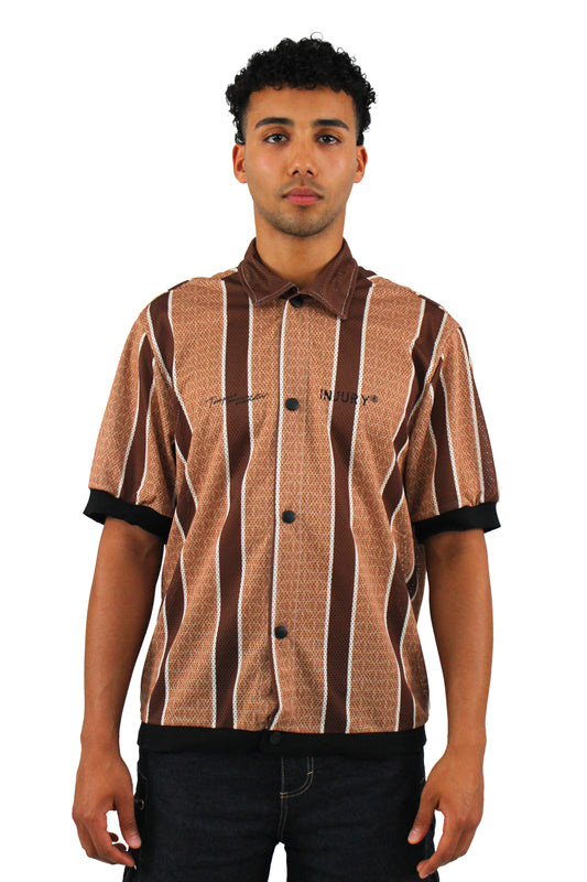 Shirt Bowling Marrone