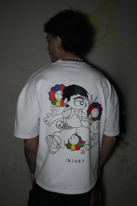 T-Shirt Flower - White