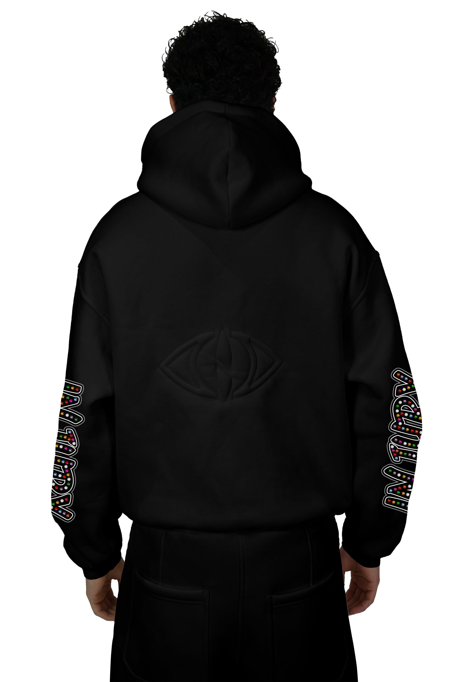 Diamond Zip-Up Hoodie