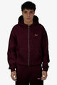 Wired Zip-Up Hoodie - Bordeaux