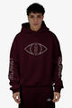 Diamond Hoodie - Bordeaux