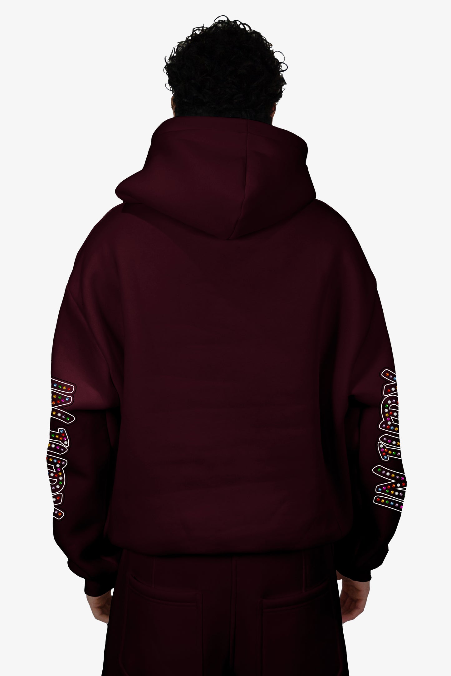 Diamond Hoodie - Bordeaux