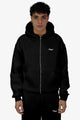 Wired Zip-Up Hoodie - Black