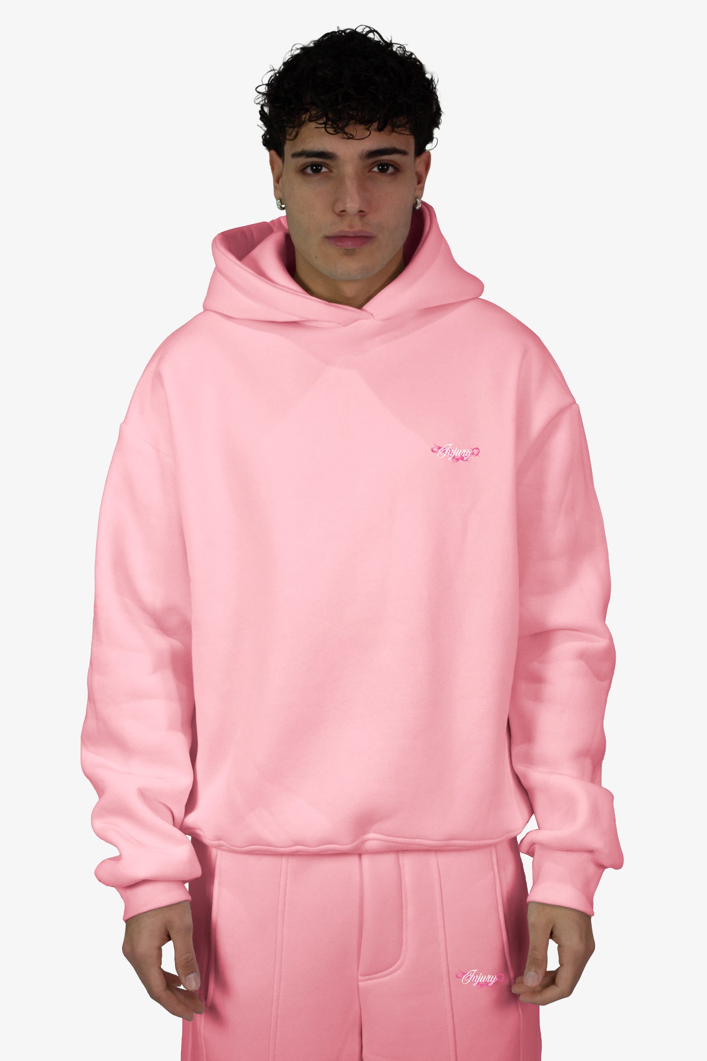 Wired Hoodie - Baby Pink