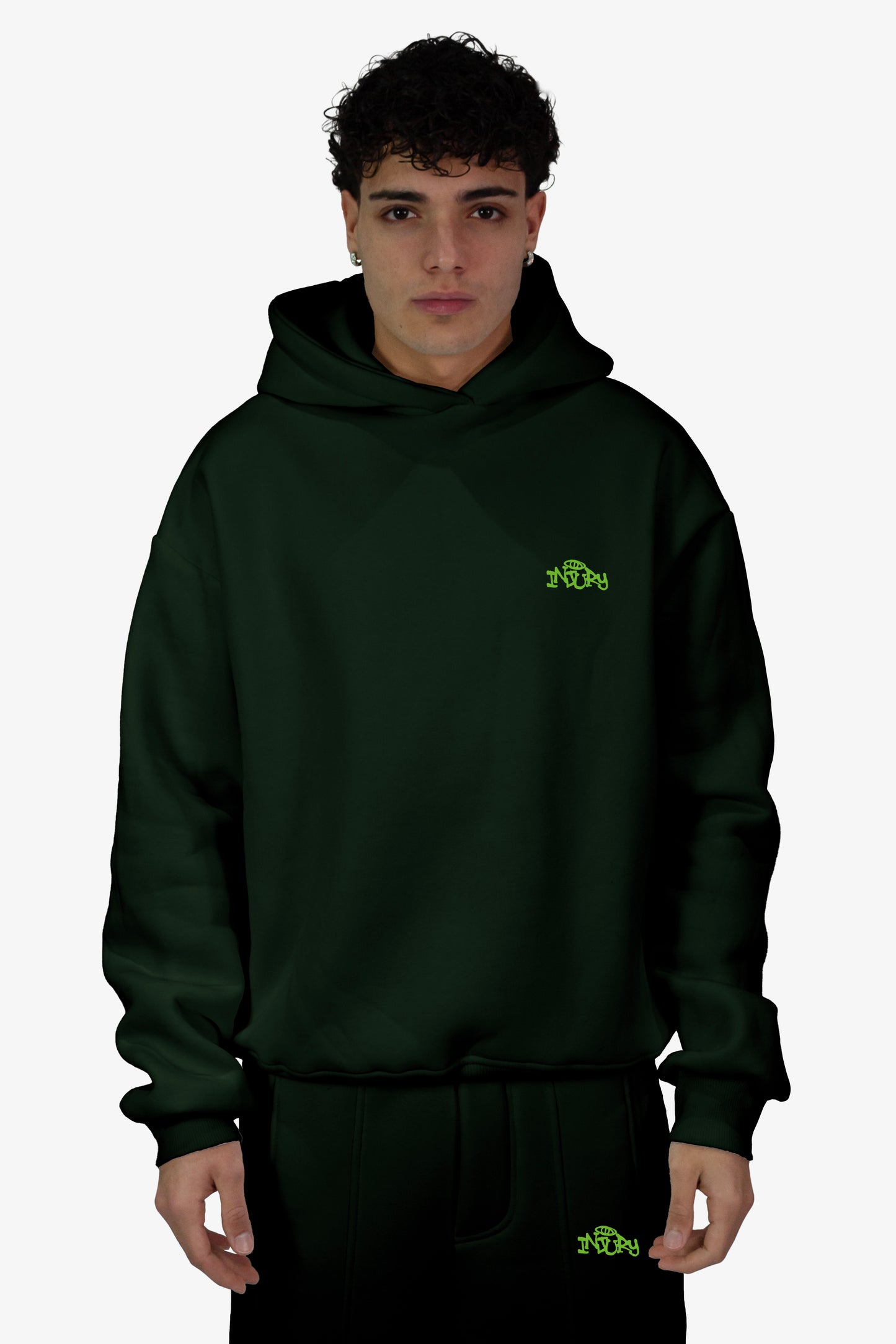 Box Logo Hoodie - Green