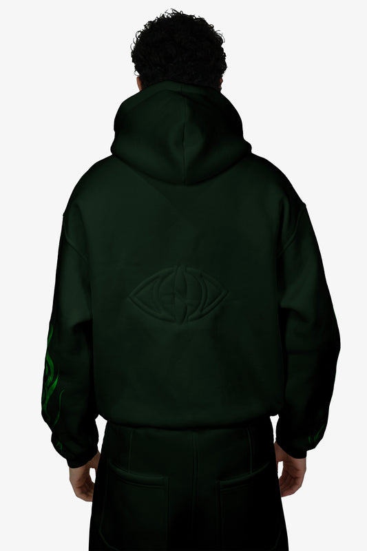 World Zip-up Hoodie - Green