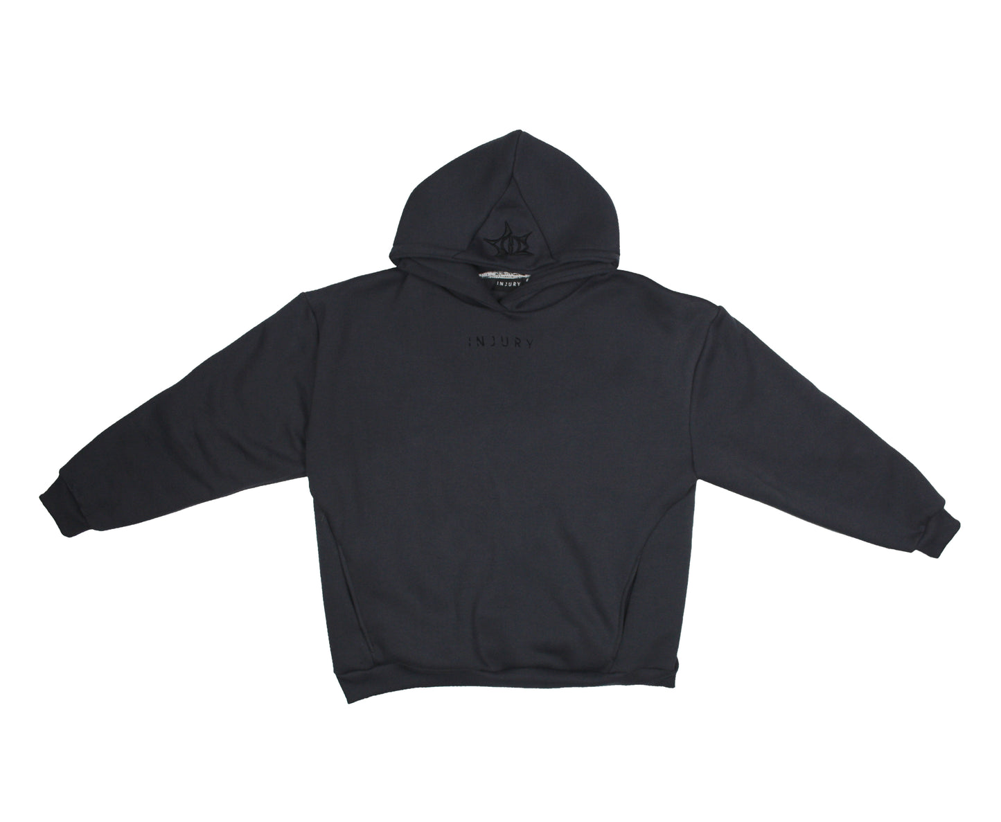 Hoodie "Box Logo" Grigio