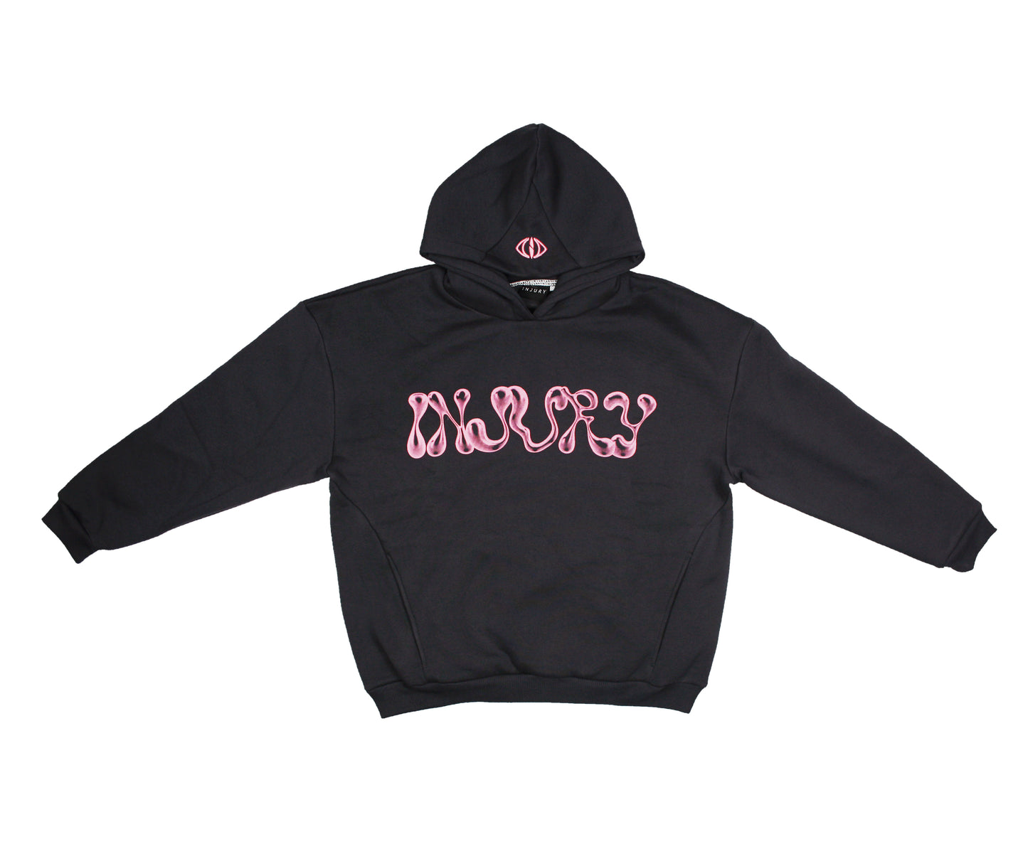 Hoodie "No Love" Rosa