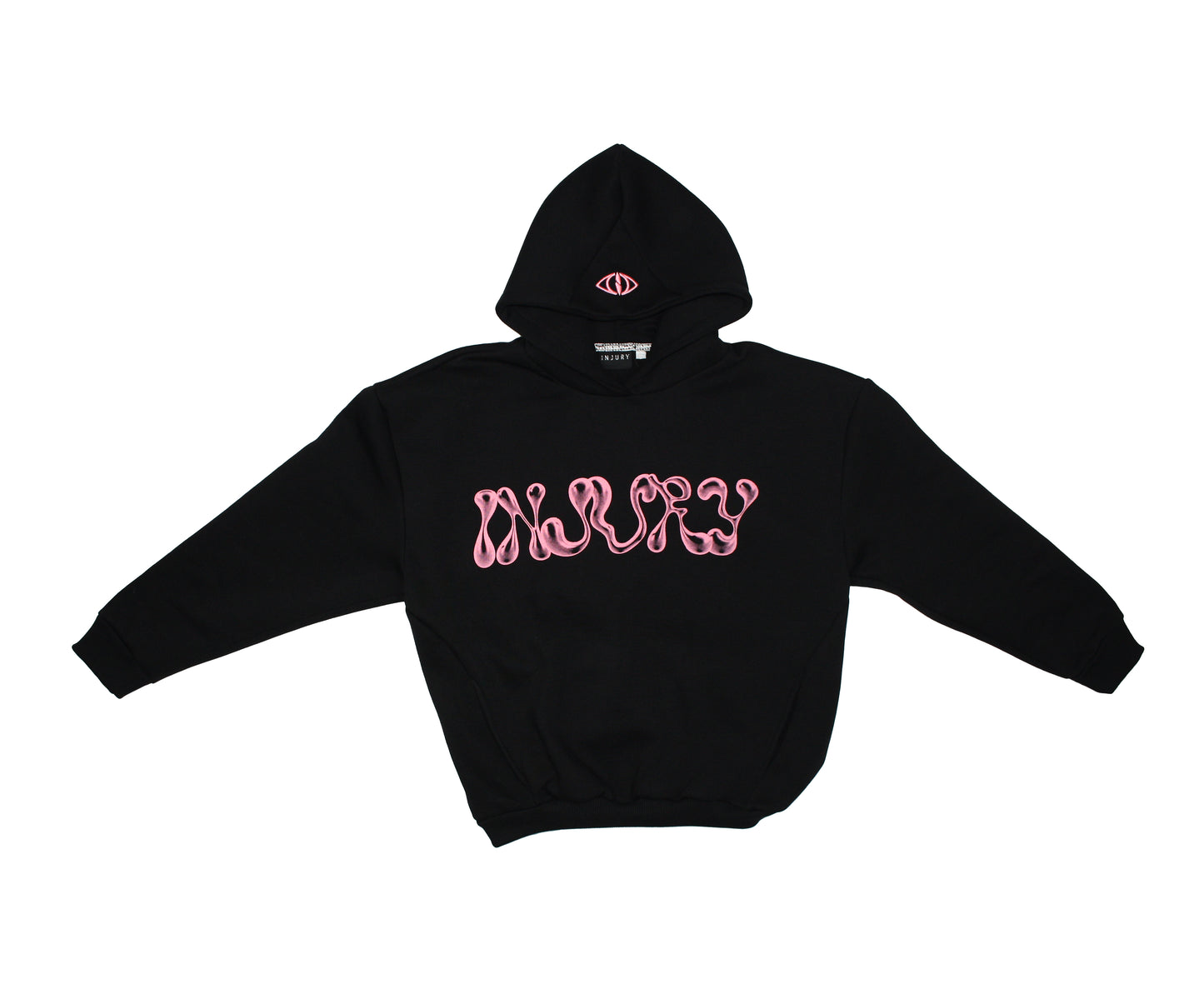 Hoodie "No Love" Nero