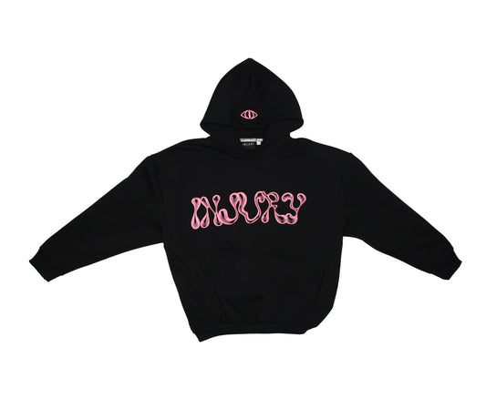 Hoodie "No Love" Nero