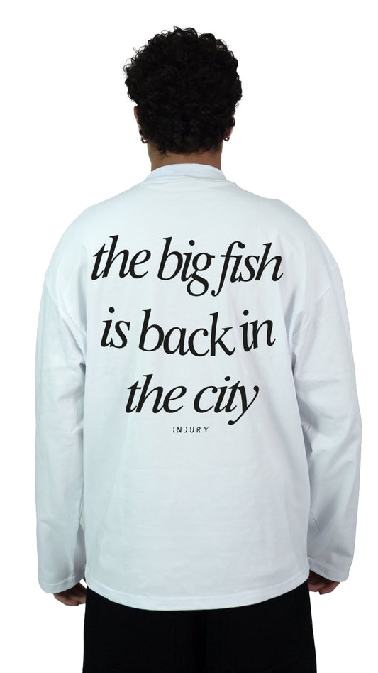 Big Fish Longsleeve - White