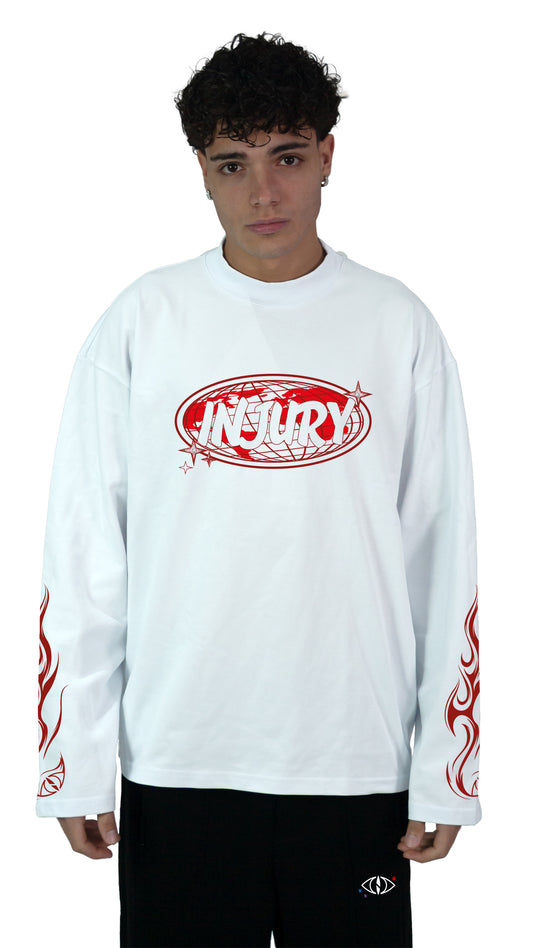 World Longsleeve - White