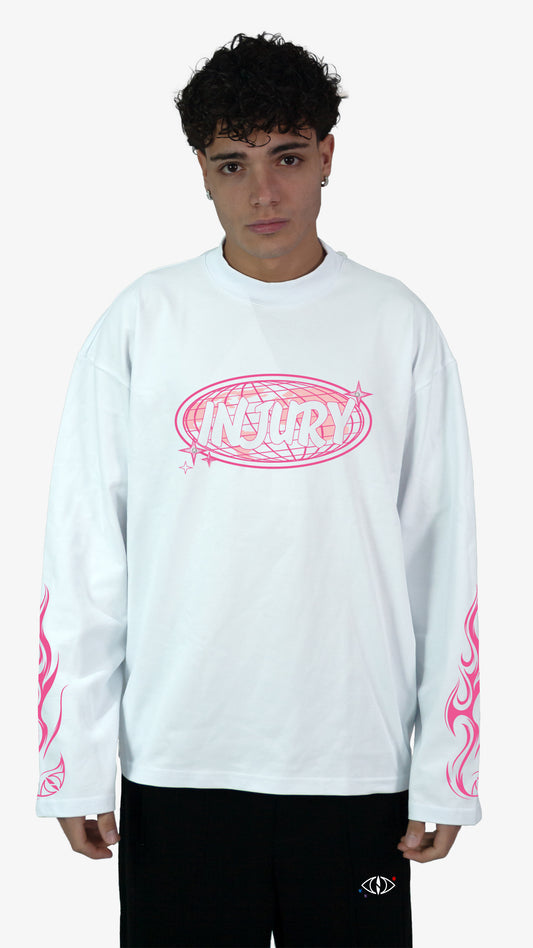 World Longsleeve - Baby Pink
