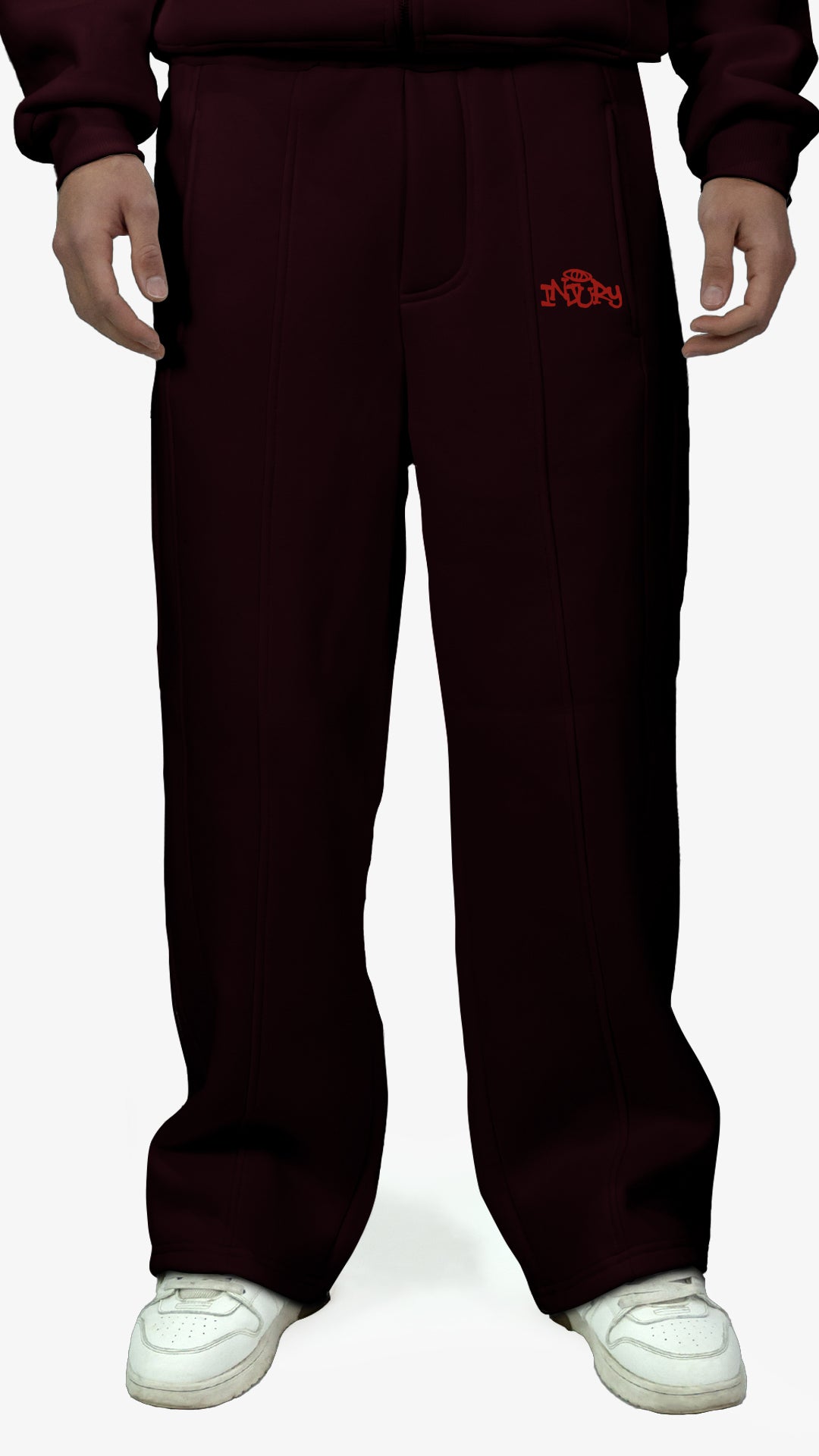 Box Logo pants - Bordeaux